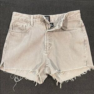 Urban Outfitters Gray Jean Shorts Distressed Style